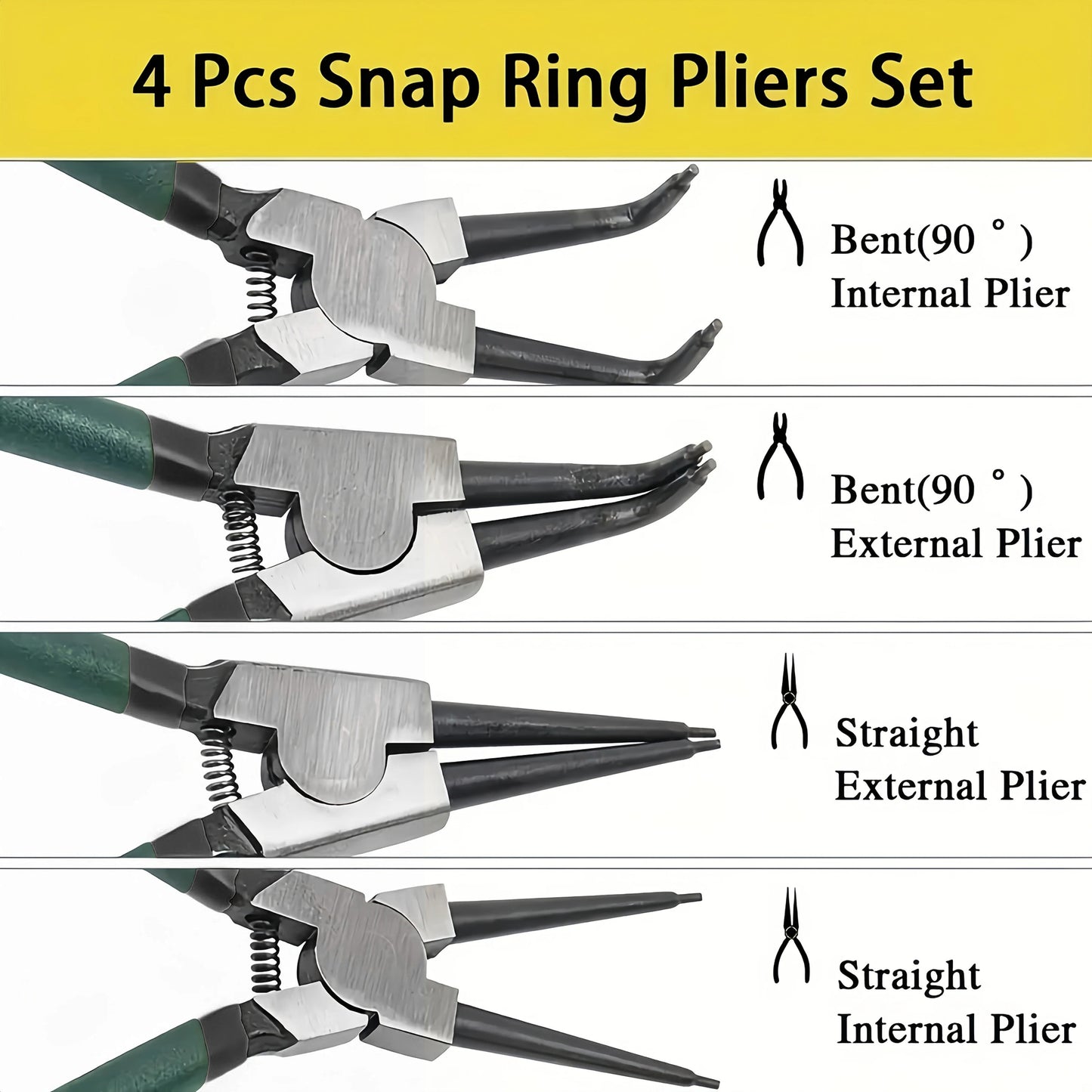 (OFF 50%) Professional Circlip Pliers Set