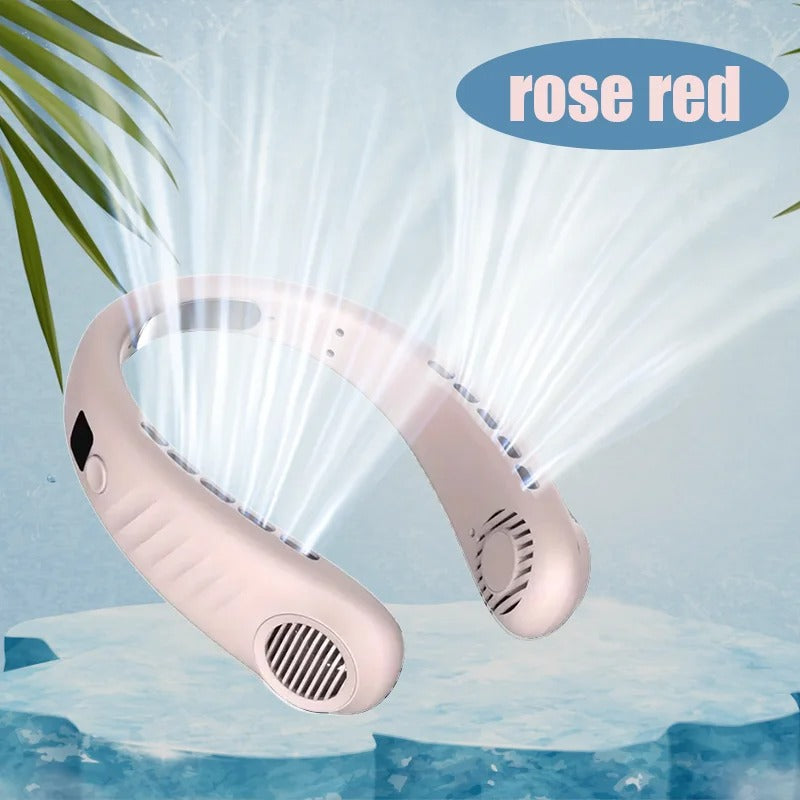 (OFF 50%) Mini Bladeless Neck Fan