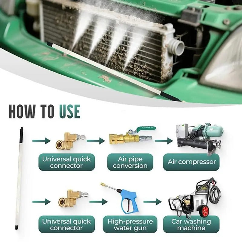 (OFF 50%) Portable Radiator Cleaning Wand