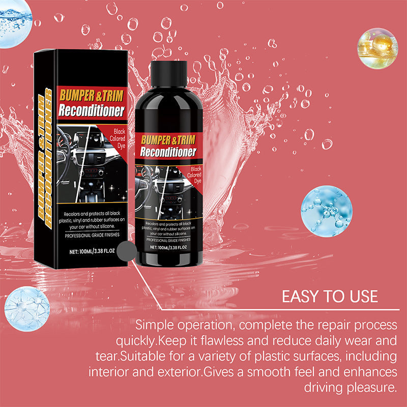 ⏳Time-limited Special⌛Car Black Plastic Interior Restorer