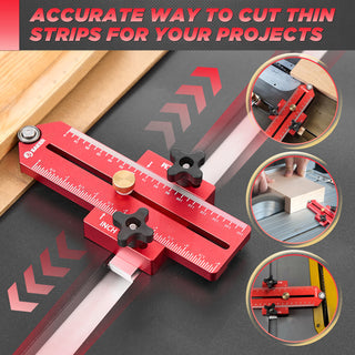 Saker™ Thin Rip Jig Table Saw Jig Guide