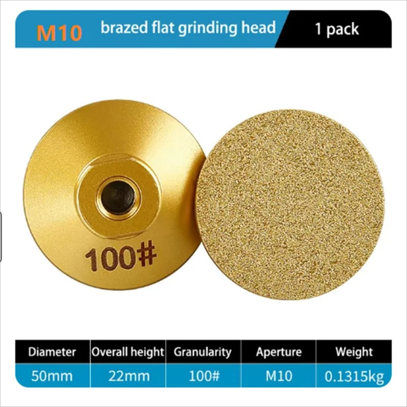 (OFF 50%) Diamond Brazed Flat Grinding Head