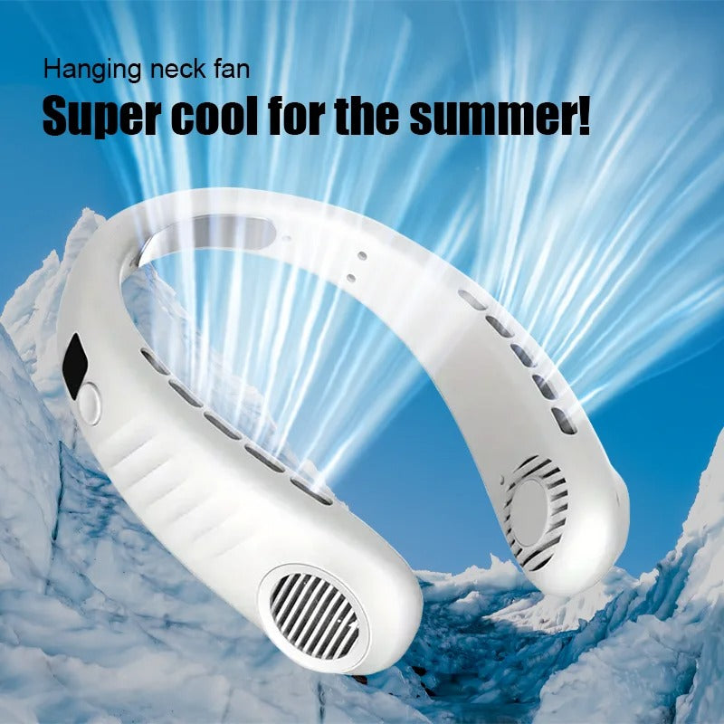 (OFF 50%) Mini Bladeless Neck Fan