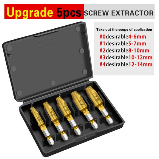 (OFF 50%) Quick and Easy Damaged Screw Extractor Set