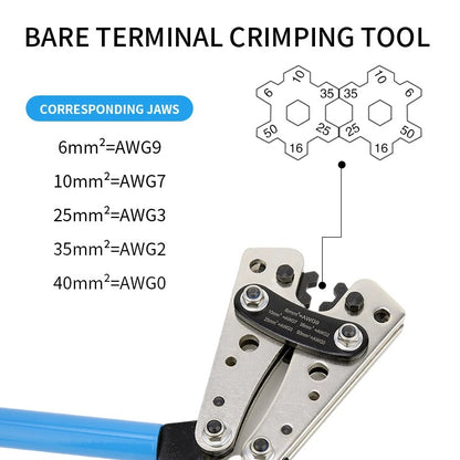 Battery Cable Crimper 6-50mm²