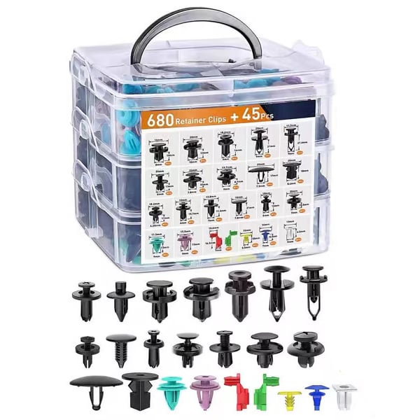 (OFF 50%) 725Pcs Car Retainer Clips & Fastener Remover