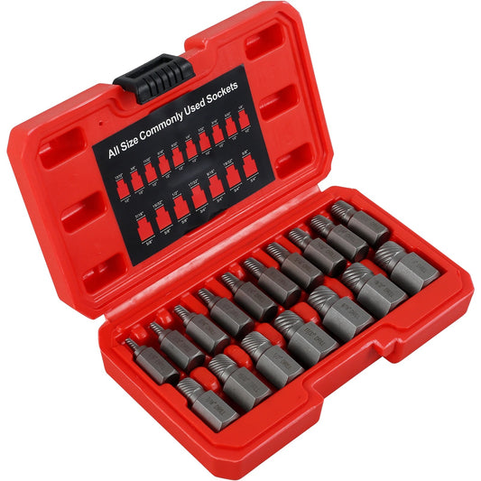 Multi-Spline Easy Bolt Removal Tool Set