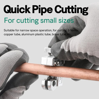 Compact Pipe Cutter for Copper & Steel