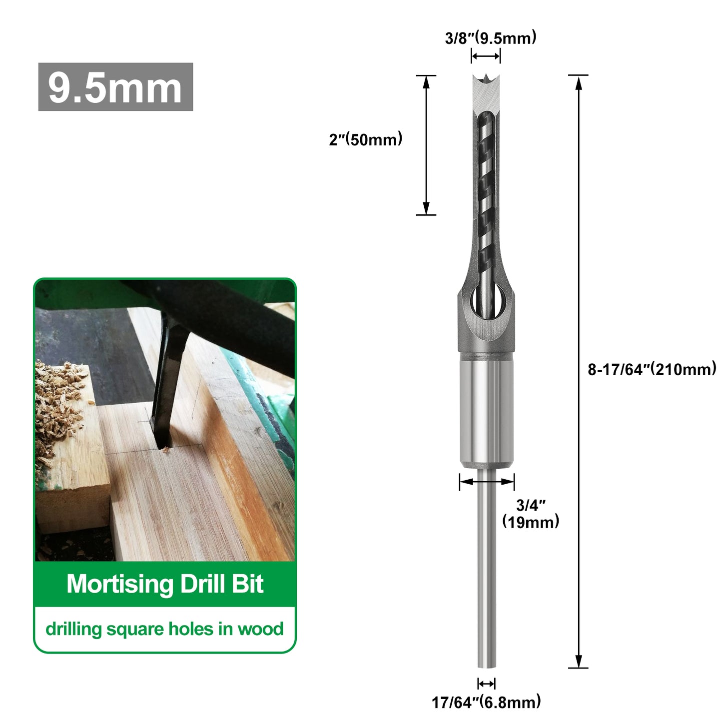 🔥Last Day 49% OFF - Hollow Chisel Mortise Drill Tool