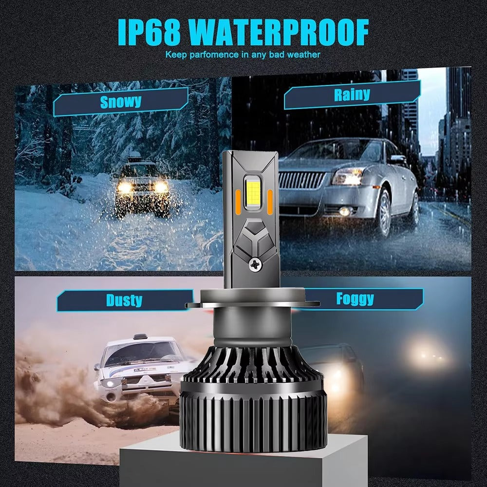 (50% OFF) 1200W 800000LM Canbus LED Headlight Bulbs