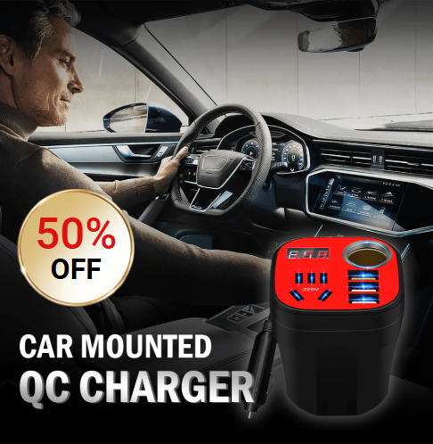 (50% OFF) Car Mounted QC Charger