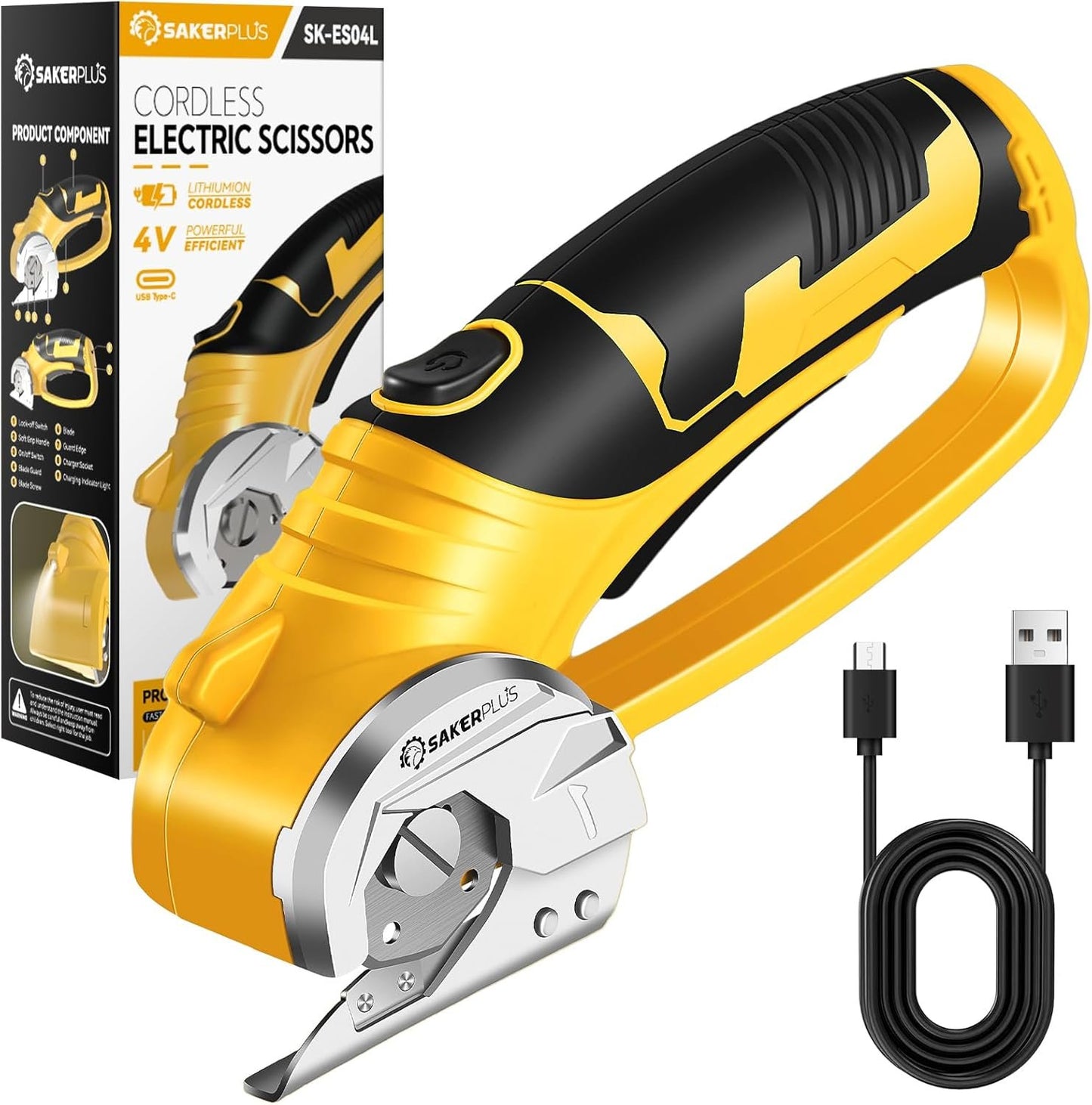 (OFF 50%) Cordless Electric Scissors