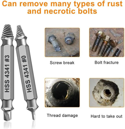 6-Piece Damaged Screw Extractor Set