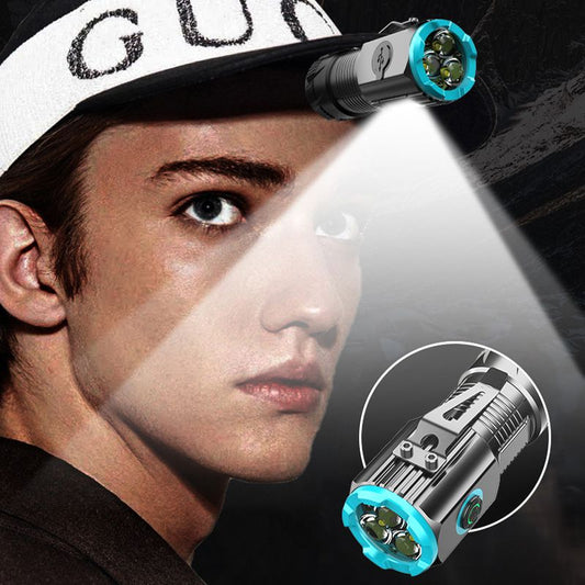 🛑Hurry! Exclusive Discount!🛑Mini Bright Three-eye LED Flashlight