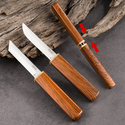 💥HOT SALE💥 2 in 1 Double Knife Set with Wooden Handle