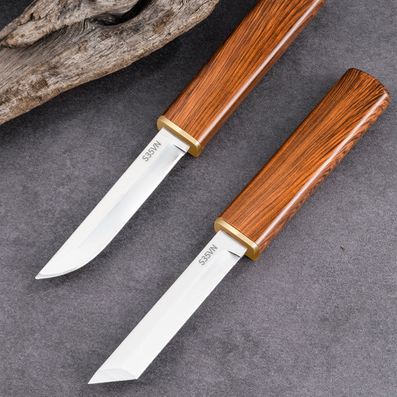 💥HOT SALE💥 2 in 1 Double Knife Set with Wooden Handle