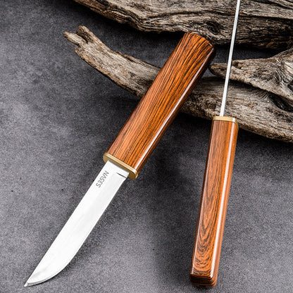 💥HOT SALE💥 2 in 1 Double Knife Set with Wooden Handle