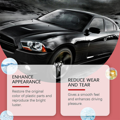 ⏳Time-limited Special⌛Car Black Plastic Interior Restorer