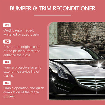 ⏳Time-limited Special⌛Car Black Plastic Interior Restorer