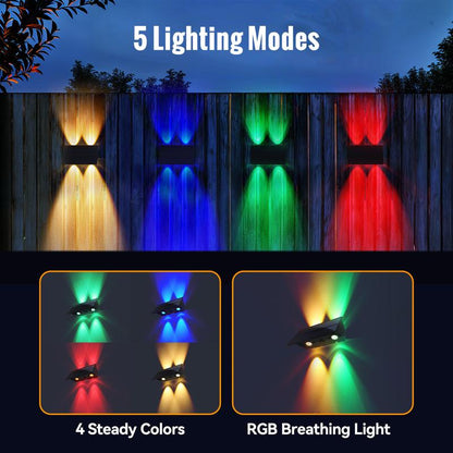 (OFF 50%) GlowMax Solar Wall Lights