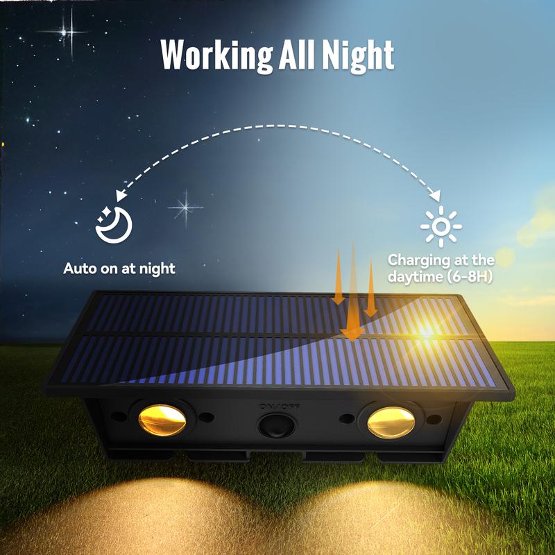 (OFF 50%) GlowMax Solar Wall Lights